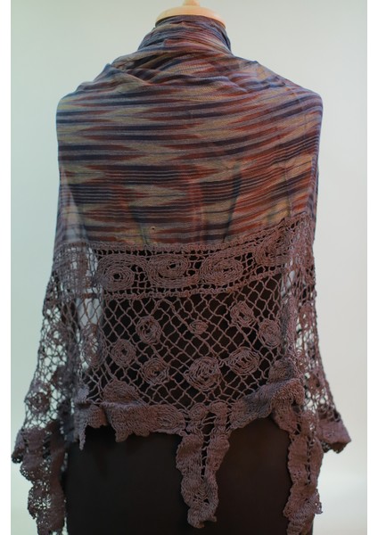 Mor Renk Pamuklu Şal