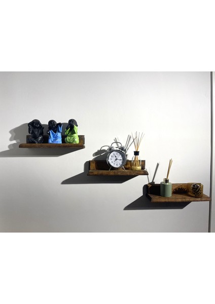 Ahşap 3'Lü Raftakımı fiyatları