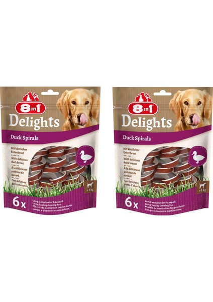 Delights Duck Spirals Ördekli Burgu Ödül 6 Lı x 2 Adet