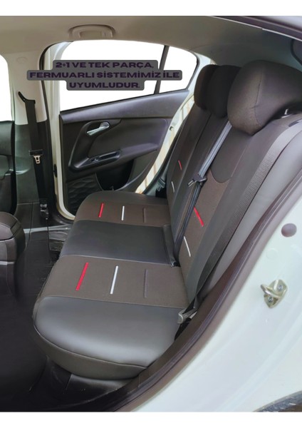 Suzuki S-Cross 2007+ Nirvana Serisi Oto Koltuk Kılıfı / Siyah K