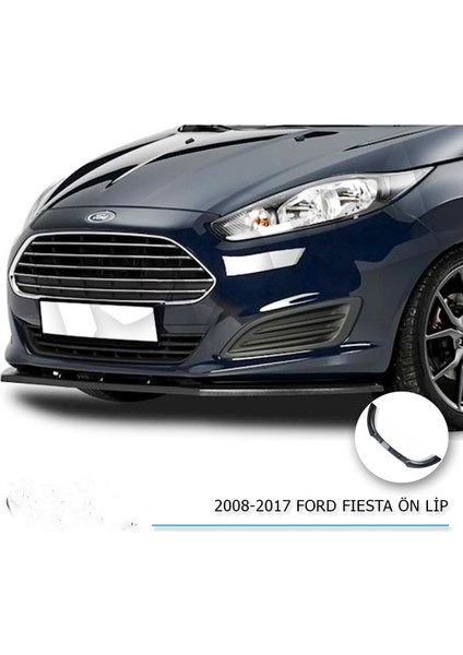 Araca Özel 2008-2012 Ford Fıesta On Lip Basıc P.black Ön Tampon Eki