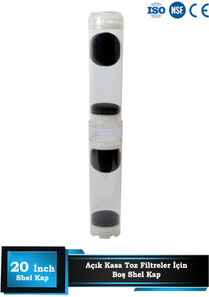 Boş Shell Kap 20'' Inch Toz Filtreler Için Uyumlu Boş Kap