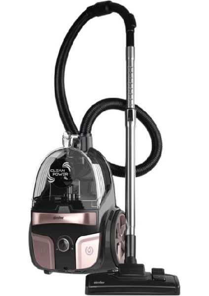 SK-6301 Toz Torbasız Elektrikli Süpürge Cleanpower S4 Rosegold