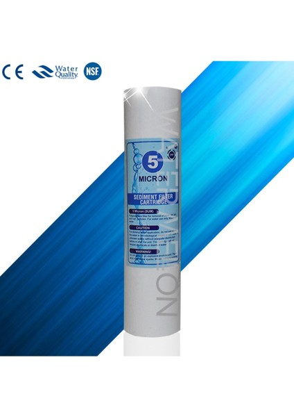 Açık Kasa Su Arıtma Cihazı 80 Gpd Süper Membranlı 5 Aşama Karbonlu Yıllık Filtre Seti