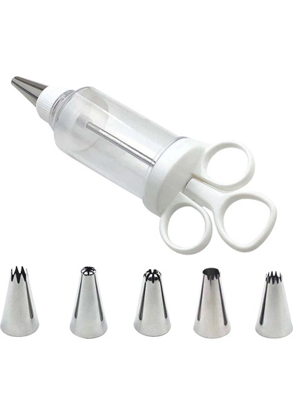 Kek Dekorasyon I Dıy Bisküvi Makinesi 18.5x6.6 cm (Yurt Dışından)