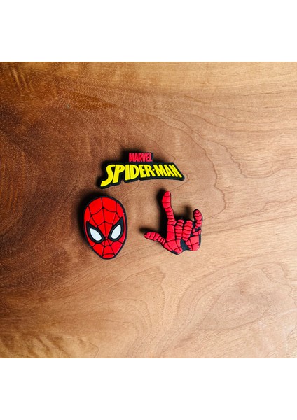 Spiderman Crocs Jibbitz Terlik Süs 3 'lü