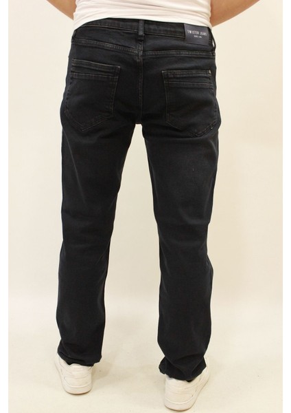 Twister Jeans Martin 709-01 Blue Black Rahat Kesim Düz Paça Erkek Kot Pantolon K.Lacivert