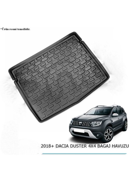 Araca Özel 2018+ Dacıa Duster 4x4 Bagaj Havuzu 4d