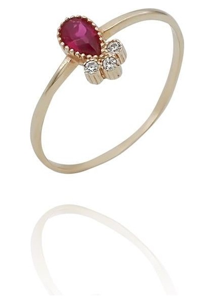 Kırmızı Damla Yüzük