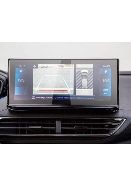 Peugeot 5008 10 Inç Ekran Koruyucu Multimedya Şeffaf Nano