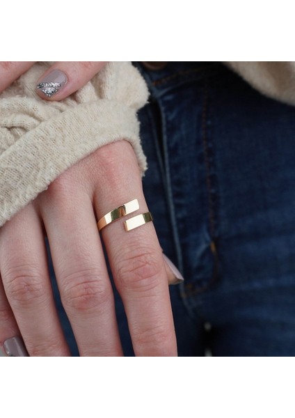 Sade Çapraz Yüzük modelleri