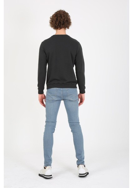 Gabon 625-07 Erkek Dar Kesim Dar Paça Likralı Kot Pantolon Gri indirimleri