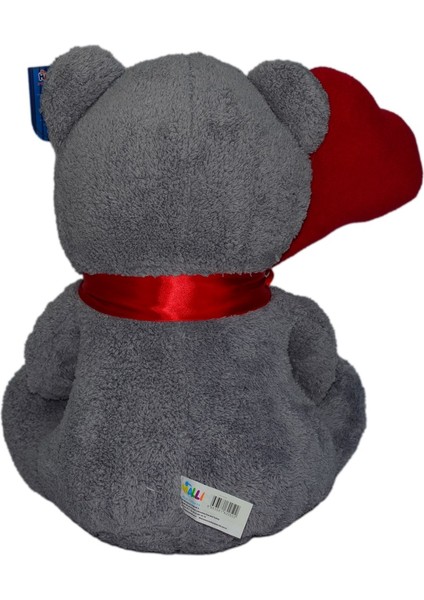 Anneler Gününe Özel Kalpli Ayı Peluş 50 cm 62050 fırsatları