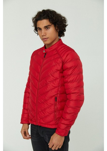 Caz 1022 Şişme Erkek Mikro Puf Mont Kırmızı fiyatları