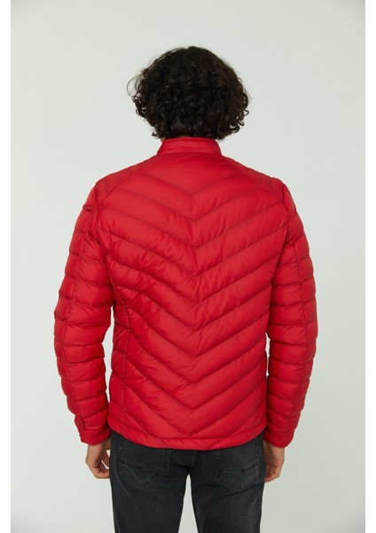 Caz 1022 Şişme Erkek Mikro Puf Mont Kırmızı fırsatları