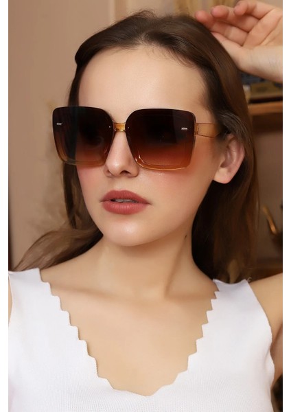 Unisex Mia Kahverengi Güneş Gözlük