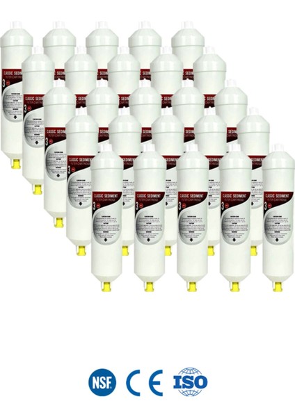 Kapalı Kasa Su Arıtma Cihazı Yeni Seri Inline 5 Aşamalı Toptan 25 Takım Filtre Bakım Seti modelleri