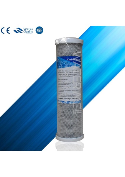 Açık Kasa Su Arıtma Cihazı Uyumlu 6 Aşama Cift Karbonlu 80 Gpd Membranlı Alkalinli Filtre Bakım Seti fırsatları