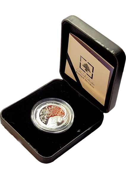 Burçlar Oglak Gümüş Hatıra Parası Sertifikalı 20 Gr. Ag 500 Bank Oflıban Lübnan