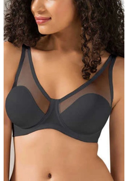 Kadın Siyah Toparlayıcı Sütyen Soft Yumuşak Toparlayıcı Le Jardin 9200