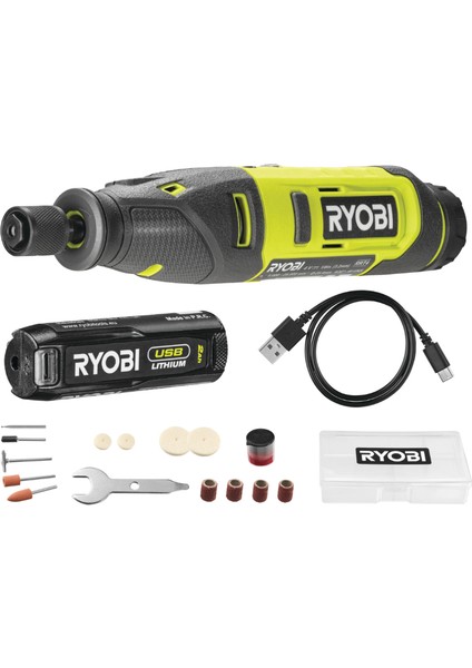 RRT4-120GA15 4V 2,0 Ah Akülü Gravür Seti 15 Parça 5133005634