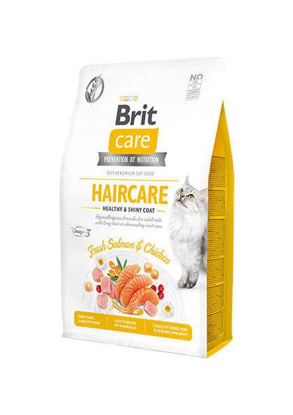 Haircare Hypo Allergenic Deri ve Tüy Sağığı Için Tahılsız Yetişkin Kedi Maması 7 kg
