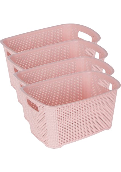 4 Adet Organizer Sepet Damla Desenli