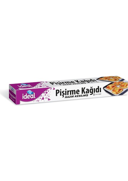 Ideal Pişirme Kağıdı Hazır Kesilmiş 8 Adet
