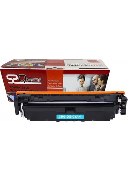 Canon Crg 069 Muadil Toner Çipli Mavi Cy CRG-069