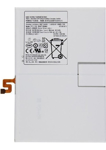 Galaxy Tab P610 İle Uyumlu Batarya