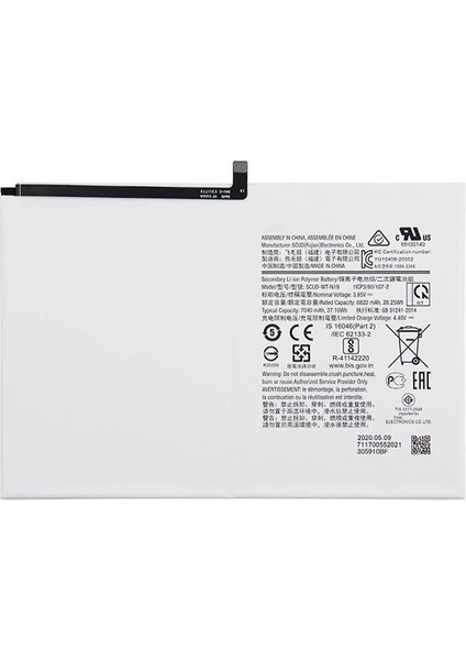 Galaxy Tab T500 İle Uyumlu Batarya