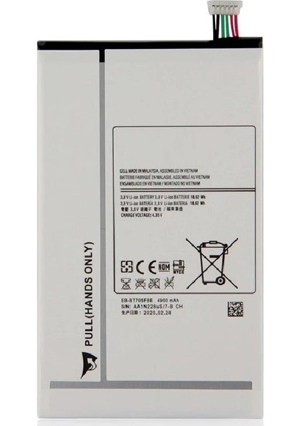 Galaxy Tab T705 İle Uyumlu Batarya