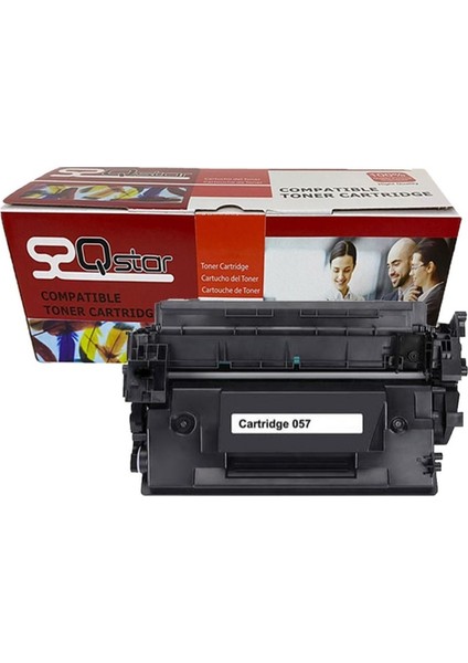 Canon Crg 057 Muadil Toner Çipsiz Siyah CRG-057 CRG057