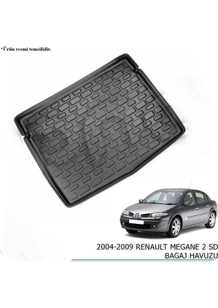 Araca Özel 2004-2009 Renault Megane 2 Sedan Bagaj Havuzu 4d