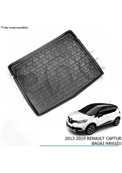 Araca Özel 2013-2019 Renault Captur Bagaj Havuzu / Bagaj Paspas