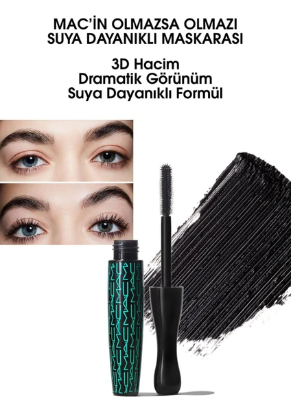 MAC Siyah Maskara - In Extreme Dimension Waterproof Mascara Dimensional Black 13 g 773602332793