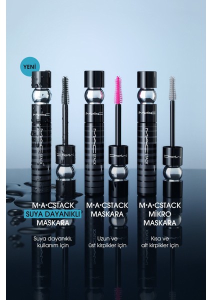 M·a·cstack Waterproof Suya Dayanıklı Maskara - Black Stack - 12ml - 773602613700