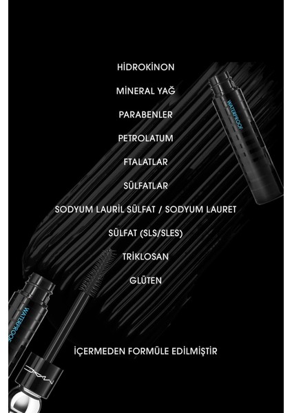 M·a·cstack Waterproof Suya Dayanıklı Maskara - Black Stack - 12ml - 773602613700