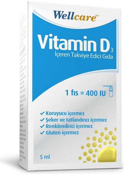 Vitamin D3 400 Iu+ Provim Kids 8 ml