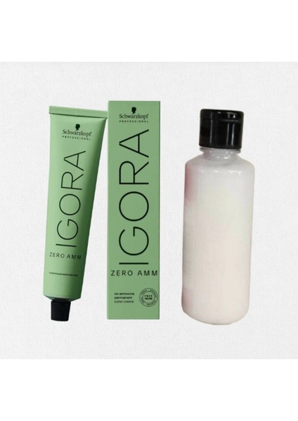 Igora Zero Amm 6-6 Saç Boyası + Oksidan (Emülsiyon)