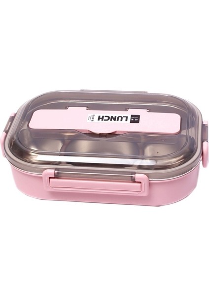 304 Paslanmaz Çelik Bölmeli Öğle Yemeği Kutusu (Yurt Dışından)