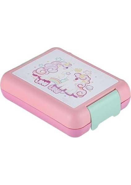 Öğrenci Karikatür Bölmeli Öğle Yemeği Kutusu (Yurt Dışından)