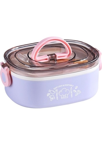 Taşınabilir Oval Paslanmaz Çelik Öğle Yemeği Kutusu (Yurt Dışından)