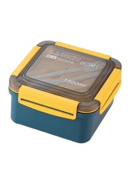 304 Paslanmaz Çelik Kare Yalıtımlı Öğle Yemeği Kutusu (Yurt Dışından)