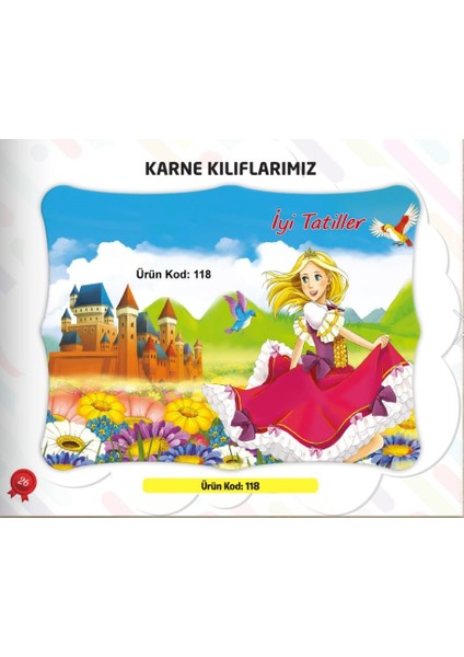 Karne Kabı Kılıfı 118 25 Adet