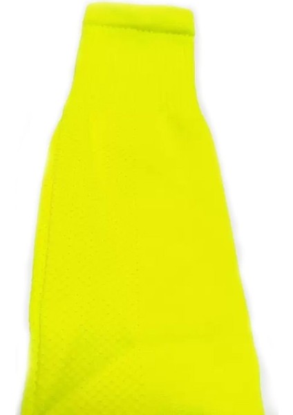 Profesyonel Neon Sarı Hakem ve Futbolcu Tozluğu (1 Çift)
