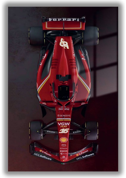 Temperli Gerçek Cam Tablo Ferrari Formula 1 Araba fiyatları
