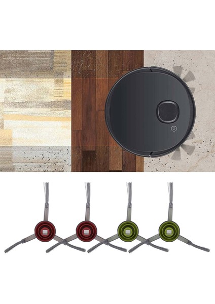 Deebot Ozmo T8 T9 T8 Elektrikli Süpürge Aksesuarları Için Uygun Rulo Fırça Filtre Kenar Fırçası (Yurt Dışından)