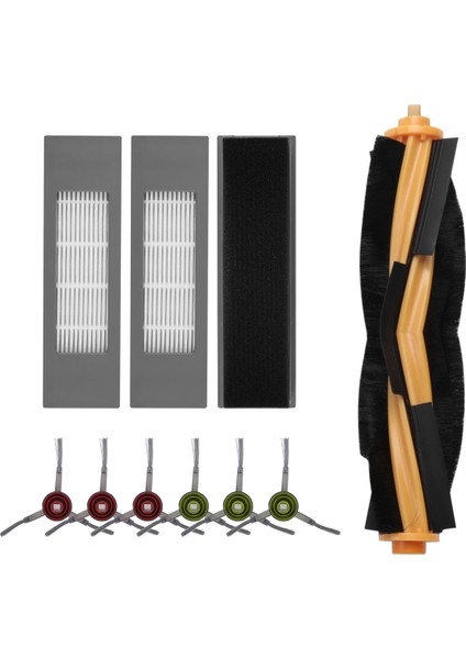 Deebot Ozmo T8 T9 T8 Elektrikli Süpürge Aksesuarları Için Uygun Rulo Fırça Filtre Kenar Fırçası (Yurt Dışından)