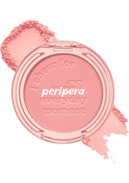 Pastel Tonlarda Sebum Dengeleyici Toz Allık Peripera Pure Blushed Sunshine Cheek (11PICNIC Pink)